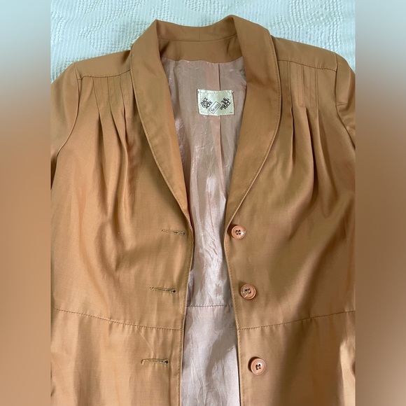 Vintage Sears Camel A-Line Trench Coat - Picture 10 of 10